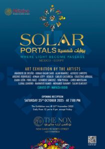 Reconoce Embajada de México en Egipto a egresados y docentes de la LAV, por exposición en The Nox