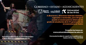 Convocatoria para directoras y directores teatrales estatales