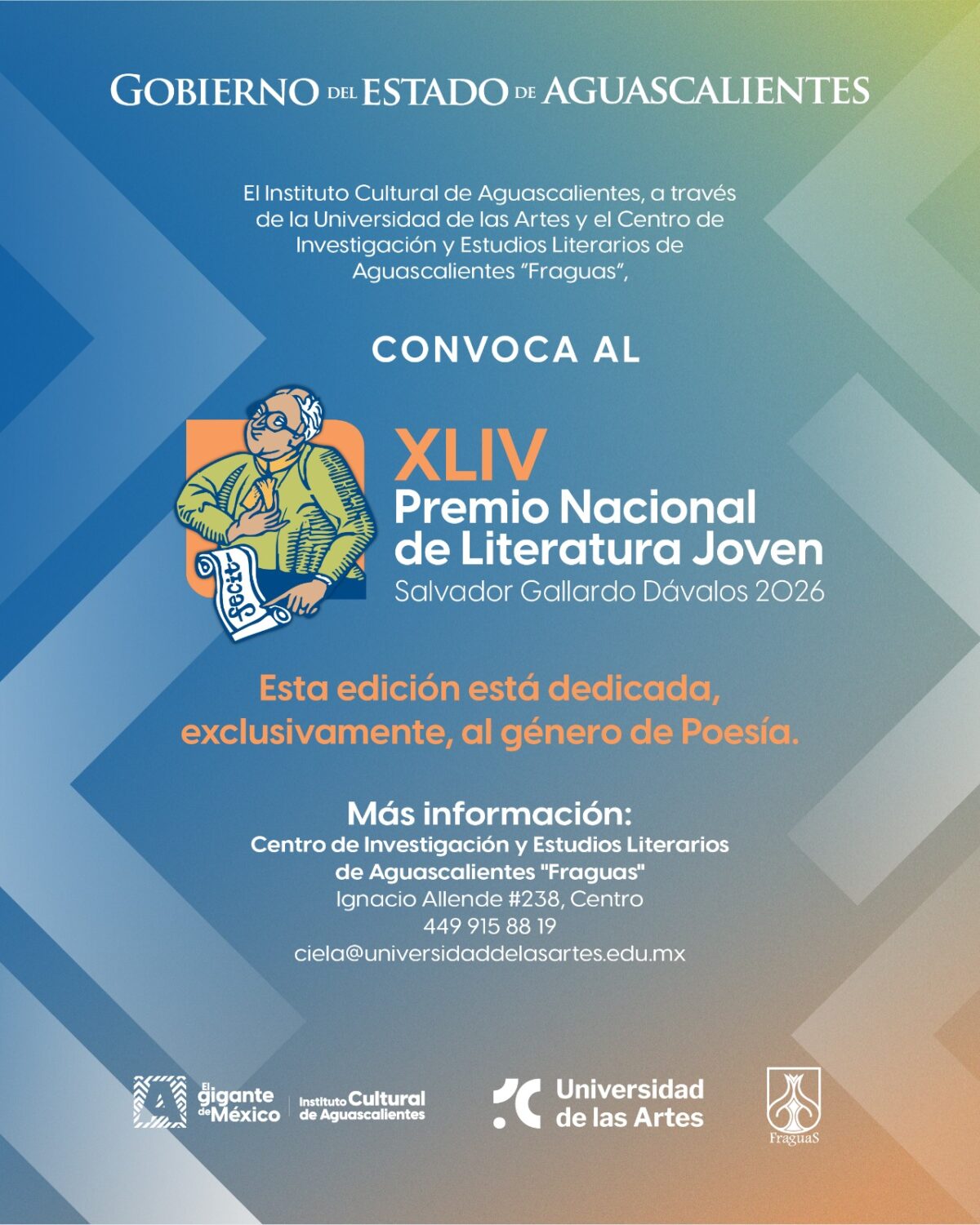Convocatoria- Premio Nacional de Literatura Joven 2026