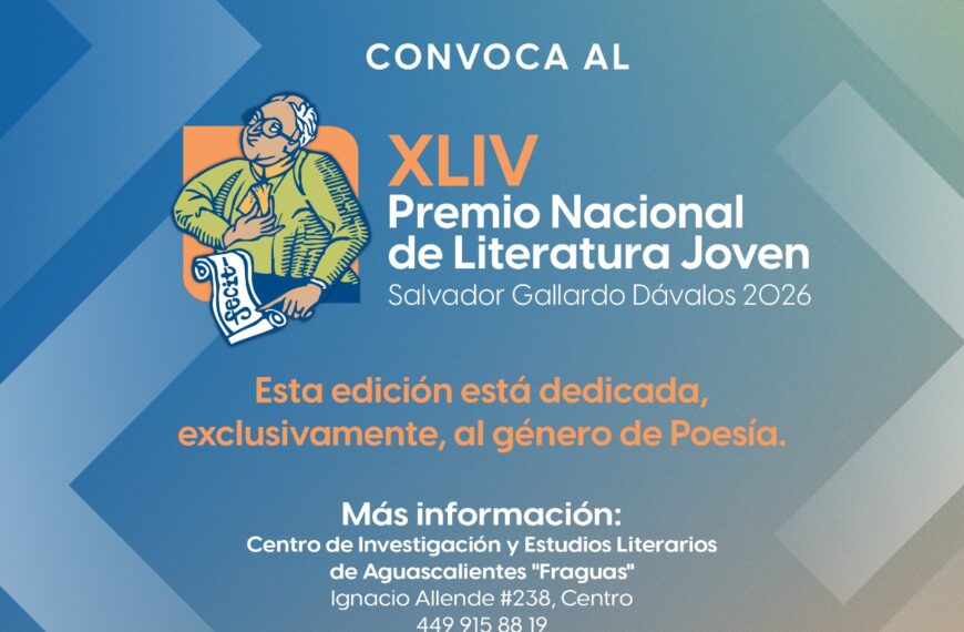 Convocatoria- Premio Nacional de Literatura Joven 2026